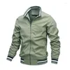 Men's Tracksuits 2023 Spring And Autumn Camping Jacket High Quality Printed Outdoor Windproof Cycling Golf Sports Top