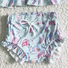 Conjuntos de roupas Boutique Baby Girl Roupas Bummies Set Verão Bonito Criança Meninas Sem Mangas Top Outfits Atacado Crianças