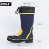 Regenstiefel Cuculus Herren Gummi Regen Hohe Stiefel Knöchel Wasserdichte Schuhe Wasserschuhe Männliche Botas Gummi Rainboots Angelstiefel Schuhe 230920