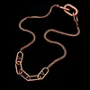 Nuovo design gioielli in acciaio al titanio V-lettera monogramma quattro foglie fiore collana di diamanti orecchino moda braccialetto gioielli firmati LV0191021