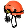 Helmets ABS with Fan Climbing Steeplejack Worker Protective Helmet Hard Hat Cap Outdoor Construction Safety Supplies