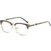 Luxur-Desig Star 69 Herren Business Augenbrauenbrille Brillengestell Demolinsen für PR Importierte Planmetallbrille 53-18-145 für Myopie R288U