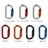 Carabiners Auto Locking Oval Rock Climbing Carabiner Heavy Duty Connector Screwgate O Buckle Dog Hammock Clip Mountaineering Caving Lock 230921