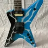 Hot Sale Factory Custom Ml Shaped 6Strings Electric Guitar Lightning Veneer