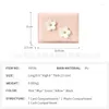 Wallets Summer Flower Collocation Color Cute Korean Version Of Small Purse Lady Fresh Three Fold Creative Mini