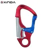 Carabiners Xinda Outdoor Rock Climbing Carabiner 30KN Mountaineering downhill Safety hook Via Ferrata Buckle Working At Height Equipment 230921