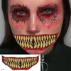 Altri accessori per tatuaggi Halloween Horror Adesivi per il viso con bocca grande Maschera da diavolo temporanea impermeabile Trucco per feste Arte Tatuaggi finti Festival Accessori 230921