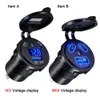 Cell Phone Chargers Three Port 12V/24V USB Charger Socket Dual PD 45W Type - C and 18W Quick Charge 3.0 USB Charger With Switch For Car Motorcycle 230920