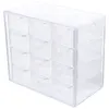 Emballage cadeau Conteneurs alimentaires Boîte de rangement de bijoux Boîte transparente Couvercles carrés Acrylique Mini Organisateur Boîtes