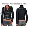 Herenjassen Dames Leren jas Lamsvacht Biker Turquoise Blauw Europese en Amerikaanse modetrends