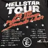 Мужские толстовки с капюшоном Hellstar Extra Large Vintage Hoodie с принтом High Street 1 1 Высококачественная мужская и женская спортивная толстовка T230921