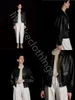 Classic pu chic pilot leather jacket women 2023 autumn new Maillard vintage coat trend