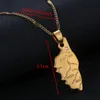 Złoty kolor haute corse mapa wisiork Naszyjnik Korsyka La Corse country Maps France Map Chain Jewelry343k