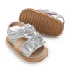 First Walkers Baby Shoes Infant Sandals Leather Rubber Flat Non-slip Soft-Sole Toddler Girl Boy Crib Size 0-18Months