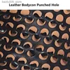 Sexy Set Women See Through Patent Leather Catsuit Punched Hole y Below Shaping Bodysuit Porn Breast Exposing Latex Sheath Leotard i Q230921