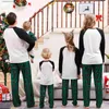 Familjsmatchande kläder Nyårskläder 2024 Mother Daughter Son Christmas Matching Pyjamas Set Cartoon Elk Soft Loose Sleepwear Family Look T230921