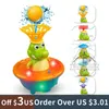 Bath Toys Baby Bath Toys Spray Water Dusch Swim Pool Bathing Toy For Kids Electric Bath Toy With Light Music LED Light Baby Toy 230919