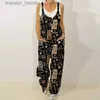 Women's Jumpsuits Rompers Sexy Sleeveless Jumpsuit Women's Fashion Summer Boho Wide Leg Long Pants Rompers Playsuits Ladies Strap Beach Trousers Plus Size L230921