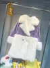 Cárdigan de manga larga con lentejuelas para mujer, abrigo de imitación de longitud media, con cuello a medida, Color a juego, invierno 2023