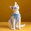 Trajes de gato roupas de gato terno de recuperação pequeno cão onesie após cirurgia usar feridas anti lambendo colar ajustável gatinho pijama bodysuit hkd230921