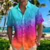 Chemises décontractées pour hommes Chemise hawaïenne Hommes Été 3D Coconut Ree imprimé pour