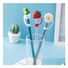 Drinking Straws Creative Sile St Tips Er Reusable Dust Cap Splash Proof Plugs Lids Anti-Dust Tip For 7-8 Mm Sts Sn2307 Drop Delivery Dhhyu