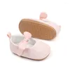 First Walkers Spring And Autumn Princess Bow Breathable Non Slip Soft Sole Baby Girl Flat Bottom Casual Walking Shoes