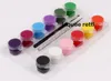 Nail Polish 12 Colors Acrylic Paint 2 Pcs Painting Pen Brush Design Nail Art Tips Decoration 230921