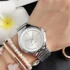 MKK Nova Marca Relógios de Quartzo para Mulheres Lady Girl Cristal Grandes Letras Estilo Metal Steel Band Watch Atacado Frete Grátis