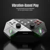 Kontrolery gier PB Ogony Bluetooth Wireless Gaming Controller dla NS Switch Smart TV Stream Raspberry Pi Gamepad Joystick z podwójnym