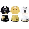Anime Haikyuu Cosplay Costume Msby Black Jackals Volleyball Club Hinata Shoyo Tracksuit Women Two Piece Set Tops and Shorts2650