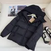 Feminino para baixo designe pake xadrez colla com capuz comprimento médio jaqueta de algodão clássico cintura design winte casaco feminino