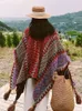 Schals Kaschmir Frauen Jersey Schal Winter Vintage Poncho Scarve Decke Capa Para Mujer Pashmina Schal Invierno Hiver 230921