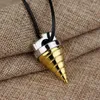 Pendentif Colliers Mode européenne et américaine Punk Anime Core Drill Collier Simon Cosplay Conique Cadeau Bijoux En Gros