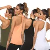 LU-518 Zomer nieuw sexy fitness sportvest dames Europa en de Verenigde Staten yoga terug mouwloos T-shirt