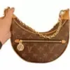 サイズ23x7x13cm豪華なショルダーバッグデザイナーハンドバッグ財布茶色の花の女性トートブランドレザーレザーショルダーバッグCrossb280Q