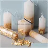 Candele Oro della candela 2G Cera fatta a mano profumata Materiali fai da te Mousse Decorazione in lamina Forniture 220804 Consegna a domicilio Gar Dherh