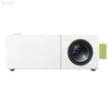 Projectors YG310 LCD LED Projector دقة عالية الإسقاط LED 400-600LUM 1080P ADIO AV Micro SD SLOT MINI Projector L230921 L230923