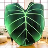 Blankets Flannel Blanket Leaf Shaped Blankets Sofa Throw Ins Large Green Leaves Blankets for Bed Sofa Bedspread Deco Christmas Gift Manta 230921