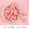 Dekorativa blommor kaka dekoration bow cookie rosa röd födelsedag bake glass dessert litet mellanmål plug-in