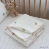 Filtar Swaddling baby filt bomullsbönor sammet barn filt nyfödd swaddle filt baby tillbehör