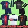 23 24 HAKIMI MBAPPE psges Fußballtrikots SERGIO RAMOS VERRATTI DANILO SANCHES 2023 2024 Trikots Fußballtrikot Herren Kinder Kit Sets Uniform Enfants Fußballtrikots