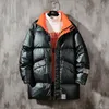 Mens Down Parkas Plus Size Men Jacket Winter Thicked Warm Midlength Windbreaker Pockets White Duck Bomber Coat 230922
