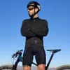 قمصان ركوب الدراجات تتصدر Ykywbike Winter Jersey Men Fleece Fleece Mtb Bicycle Clothing Long Sleeve Dark Road Pike لـ 5 15 230922