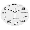 Wall Clocks Acrylic Math Clock Fashion Not-Ticking Mute Modern Design Equation For Home Office School Watch1 Drop Delivery Garden Dec Otrst