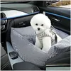 Dog Carrier Car Seat Bed Travel For Medium Front/Back Seats Indoor/Cars Use Pet Beds Er Removable Dogs 20220826 E3 Drop Delivery Hom Dhy20