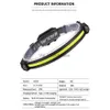 Lampade frontali XPE + COB LED luce di emergenza portatile 600 lumen torcia di sicurezza tipo C USB ricaricabile per campeggio all'aperto pesca escursionismo HKD230922