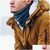 Bandanas Neck Gaiter Warmer Cold Weather Protection Cycling Half Drop Delivery Fashion Accessories Hatts Scarves Handskar Wraps DH6BT