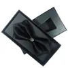 Bow Ties Tie Knuten Gifta Groom och brudgummen Skjorta Mäns svart Casual Korean Bow Wedding Red Bow slips 230922