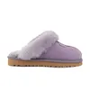 مصمم الأحذية تسمان Slippers Tazz الخردل بذور الكستناء فرو الشرائح Sheepesksk Classic Ultra Mini Platfor